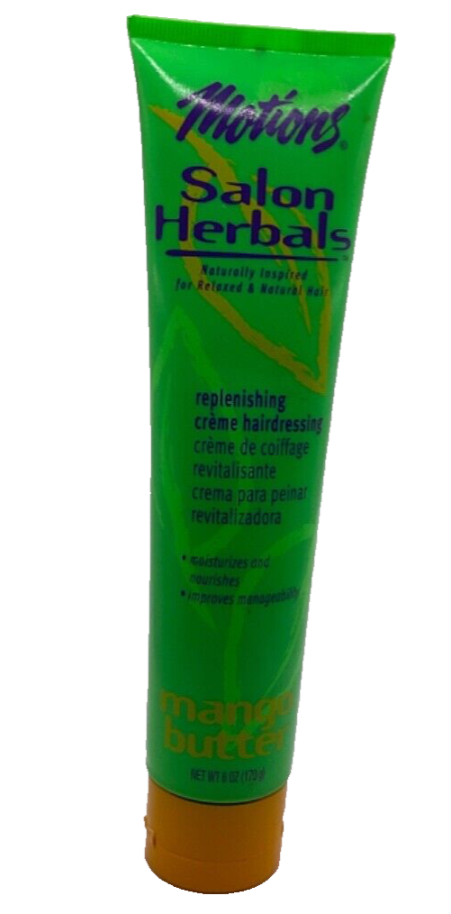 Motions Salon Herbals Replenishing Creme Hairdressing in Mango Butter / 6oz