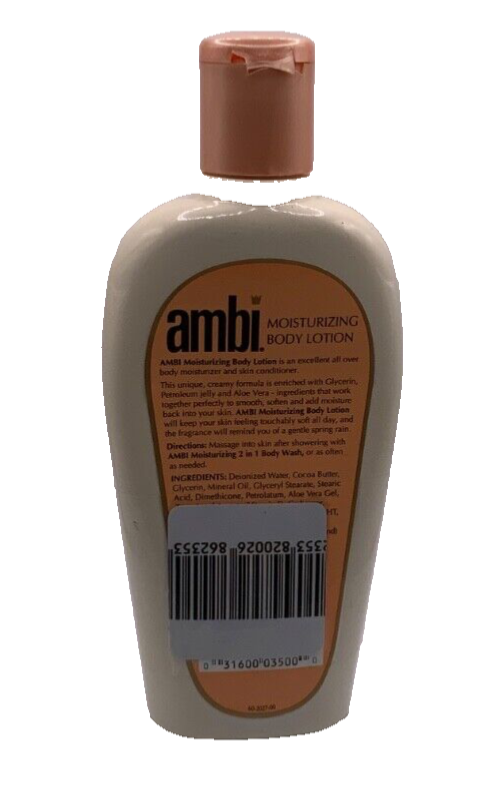 VTG Ambi Moisturizing Body Lotion For All Skin Types 8oz