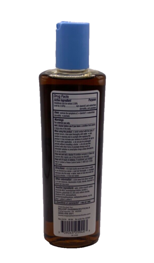 Major Thera-Gel Therapeutic Shampoo Original Strength Coal Tar .50% 8.5oz 09/26