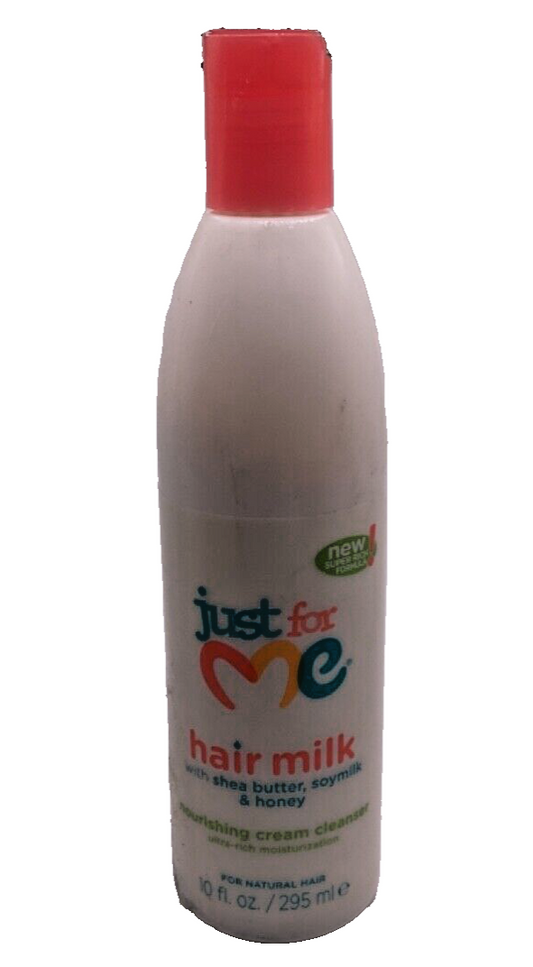 Just For Me Hair Milk with Shea Butter, Soymilk & Honey 10oz