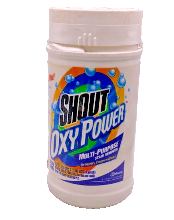 Shout Oxy Power Multi Purpose Stain Remover Powder Old Stock Laundry Household