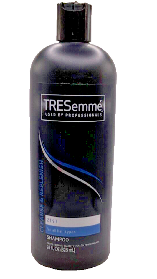 TRESemme 2-in-1 Cleanse & Replenish Shampoo All Hair Types / 28 fl oz