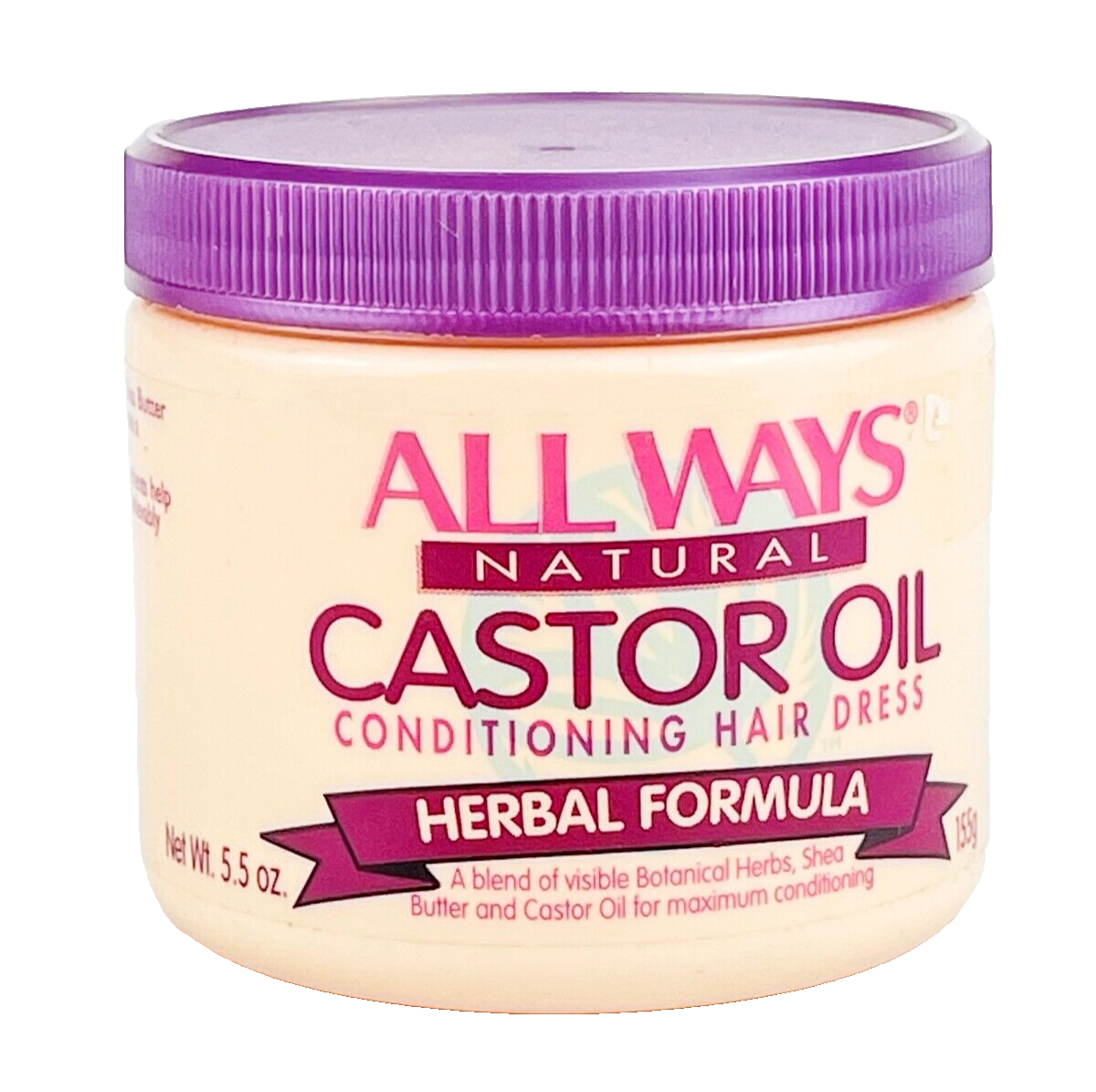 All Ways Natural Castor Oil Conditioning Hair Dress Herbal Formula 5.5 Oz Shea