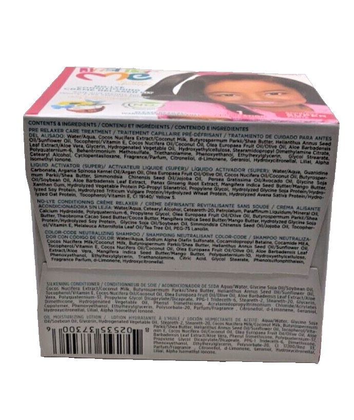 SOFT & BEAUTIFUL JUST FOR ME NO-LYE CONDITIONING CREME RELAXER KIT SUPER 1 APP