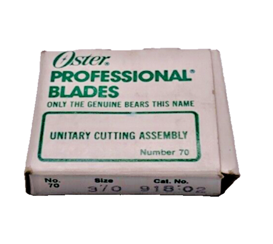 Oster Professional Blades Unitary Cutting Assembly No.70 Size 3/0 (918-02)