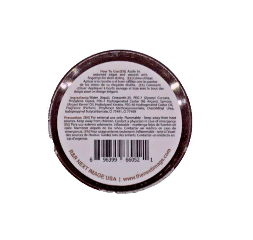 On Natural Colored Edge Control 2-Day Hold Brown No Flakes 1oz