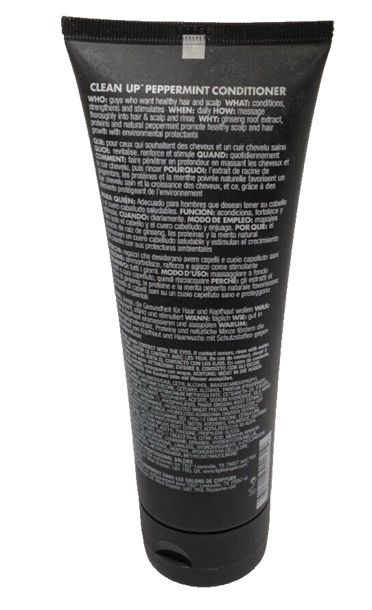 Tigi Bed Head For Men Clean Up Peppermint Conditioner 6.76oz