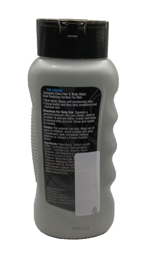 Black Magic The Legend Complete Clean Hair & Body Wash For Men 18oz