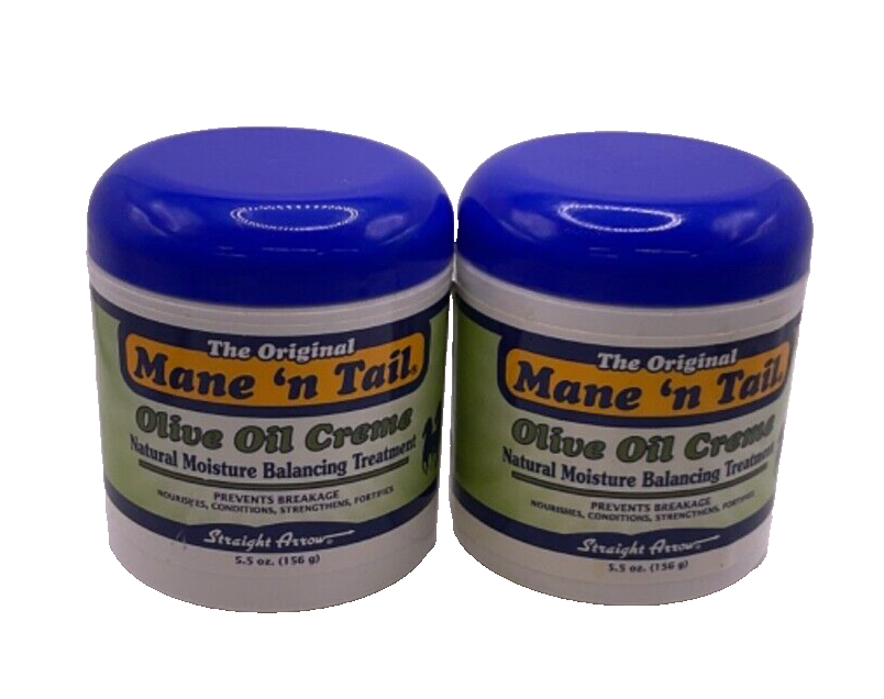 (2) Mane 'n Tail Olive Oil Creme Natural Moisture Balancing Treatment / 5.5oz