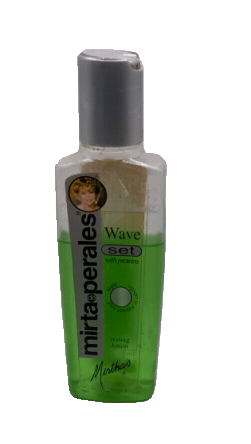 Mirta De Perales Wave Set With Proteins Style Lotion 4oz **60% FULL