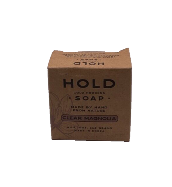Hold Cold Process Soap Clear Magnolia Avg .113g Made in Korea