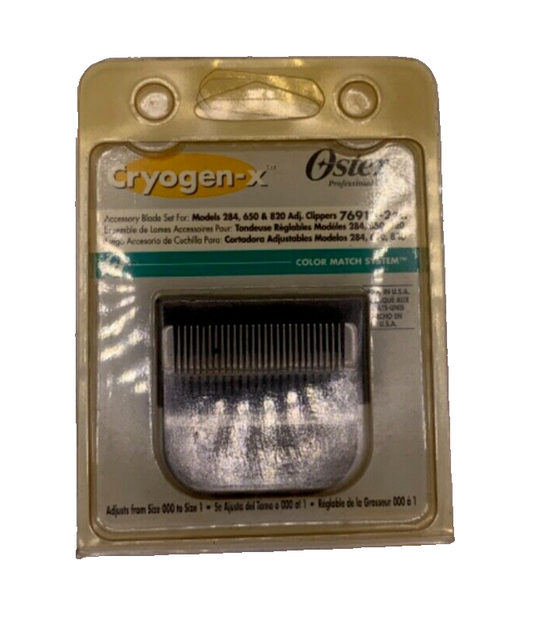 Oster Cryogen-X Accessory Blade For Models 284, 650, 820 Size 000 to 1 76913246