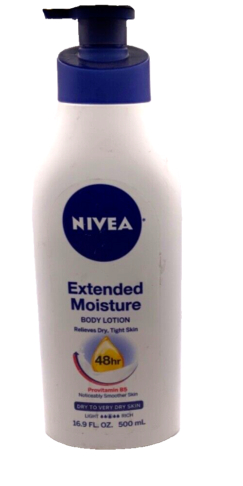 Nivea Extended Moisture Body Lotion Provitamin B5 16.9 oz