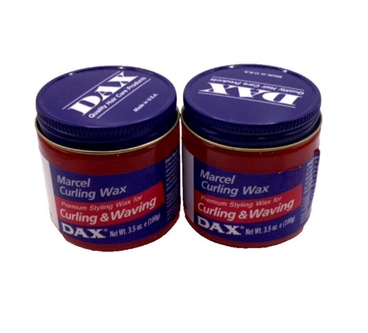 (2 Pack) Dax Marcel Curling & Waving Wax 3.5oz