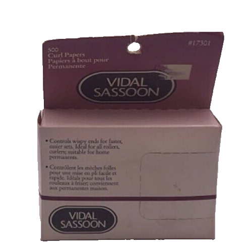 Vidal Sassoon 500 Curl Papers #17301