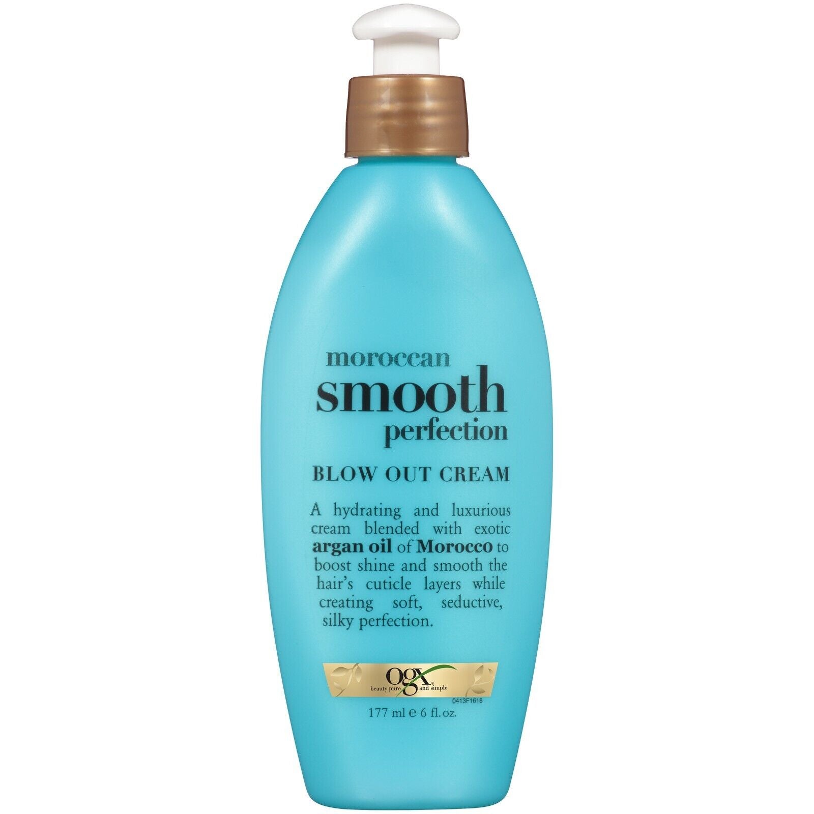 Moroccan Smooth Perfection Blow Out Cream Argan Oil Silky Hair ORGANIX 6oz