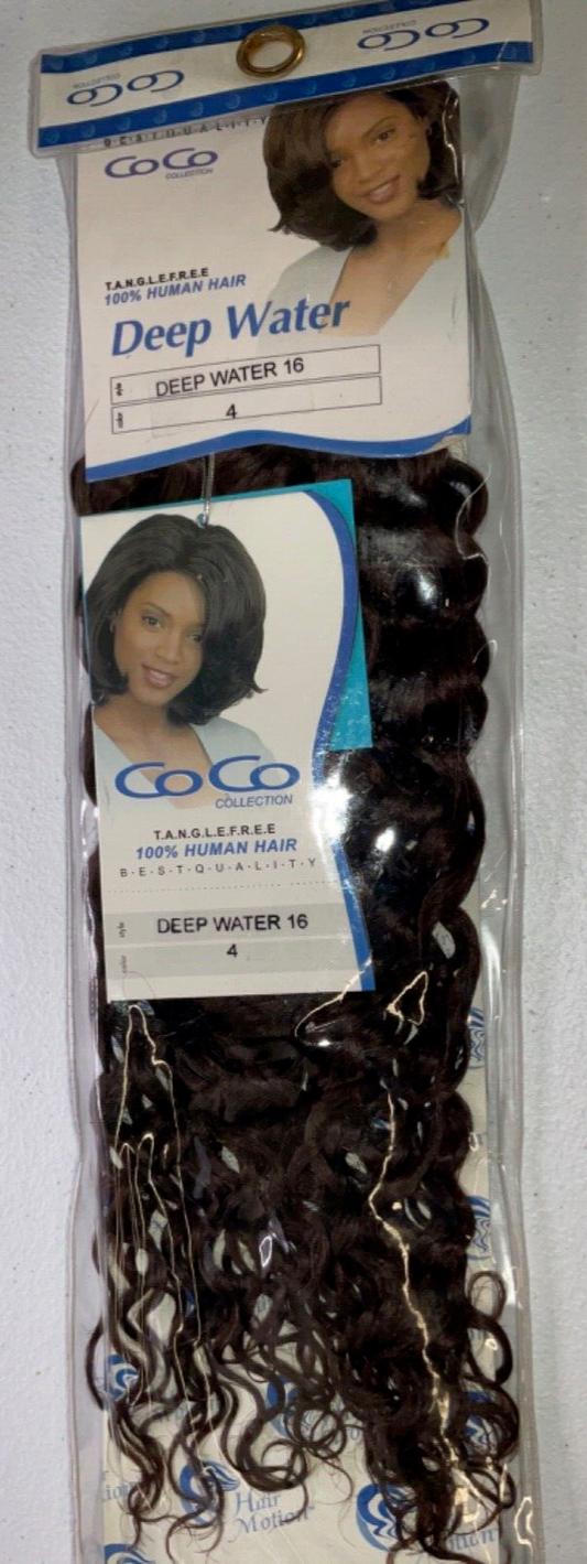 Coco Collection 100% Human Hair Deep Water Color 4/(16 inches)