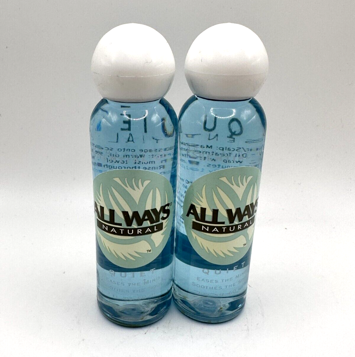 (2) Allways Naturals Essential Oils Aromatherapy QUIET - 2 oz