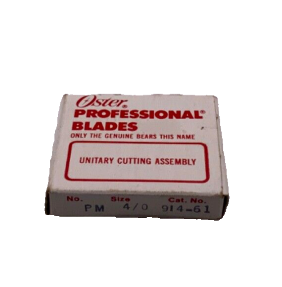 Oster Professional Blads Unitary Cutting Assembly No.PM Size 4/0 (914-61)