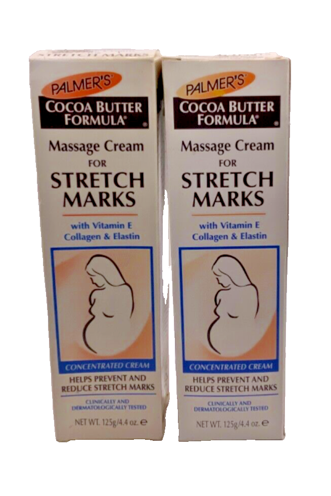 (2 Pack) Palmer's Massage Concentrated Cream For Stretch Marks 4.4 oz