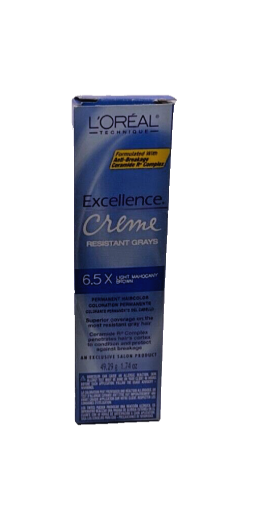 L'OREAL Excellence Creme Gray Resistant Haircolor - 6.5 LIGHT MAHOGANY BROWN
