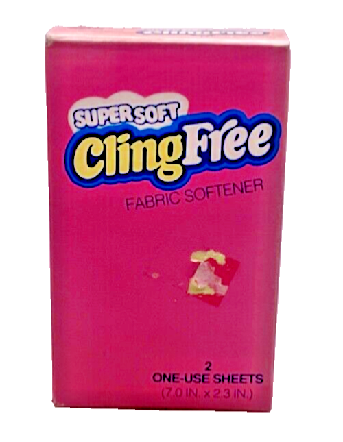 VINTAGE SuperSoft Cling Free Fabric Softener / 2 One-Use Sheets