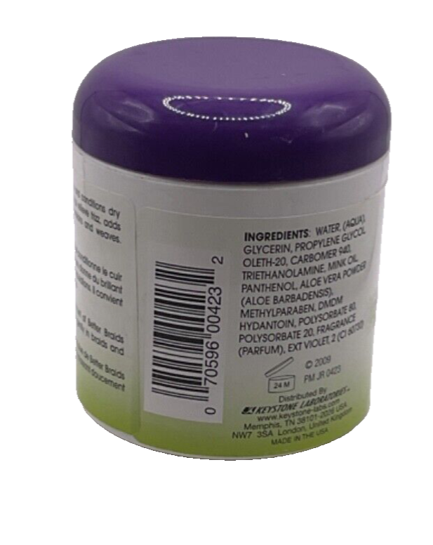 Better Braids GEL Adds Sheen Conditions 6oz *RARE
