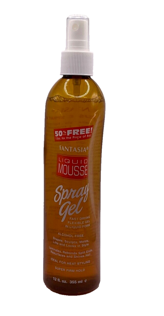 Fantasia Liquid Mousse Spray Gel Super Film Hold / 12 oz