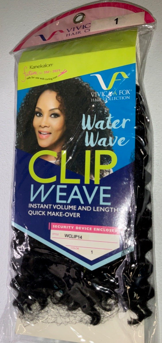 Vivica A Fox Hair Collection Water Wave Clip Wave Style WCLIP14/Color 1