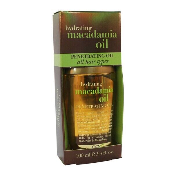 OGX Hydrating Macadamia Oil Penetrating Oil, 3.3 Fl Oz.