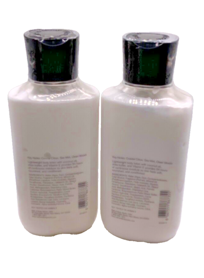 (2 Pack) Atlantic By Bath & Body Works Men’s 24HR Moisture Body Lotion 8oz