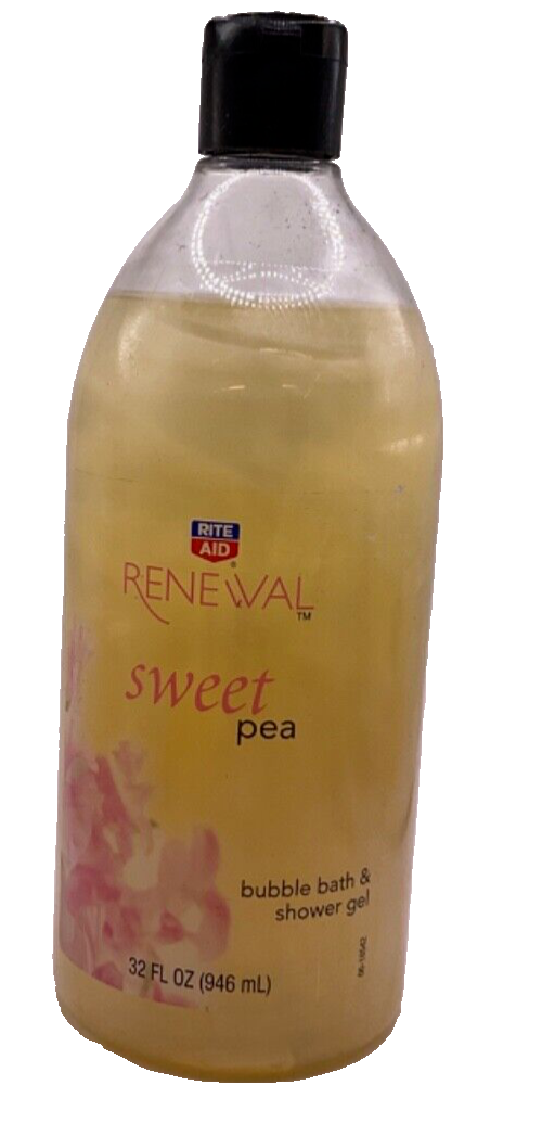 RiteAid Renewal Sweet Pea Bubble Bath & Shower Gel/32 fl oz