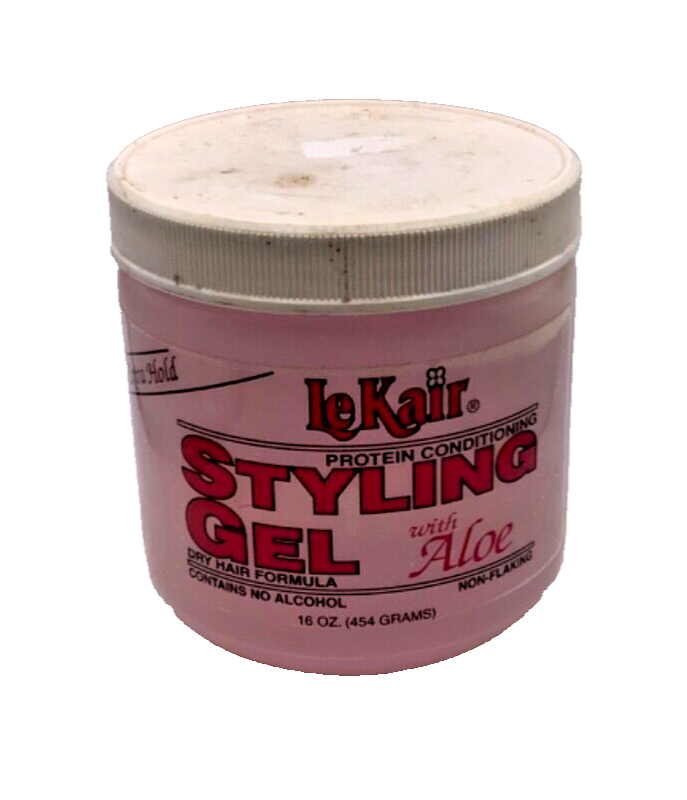LeKair Protein Conditioning Extra Hold Styling Gel W/ Aloe Dry Hair Formula 16oz