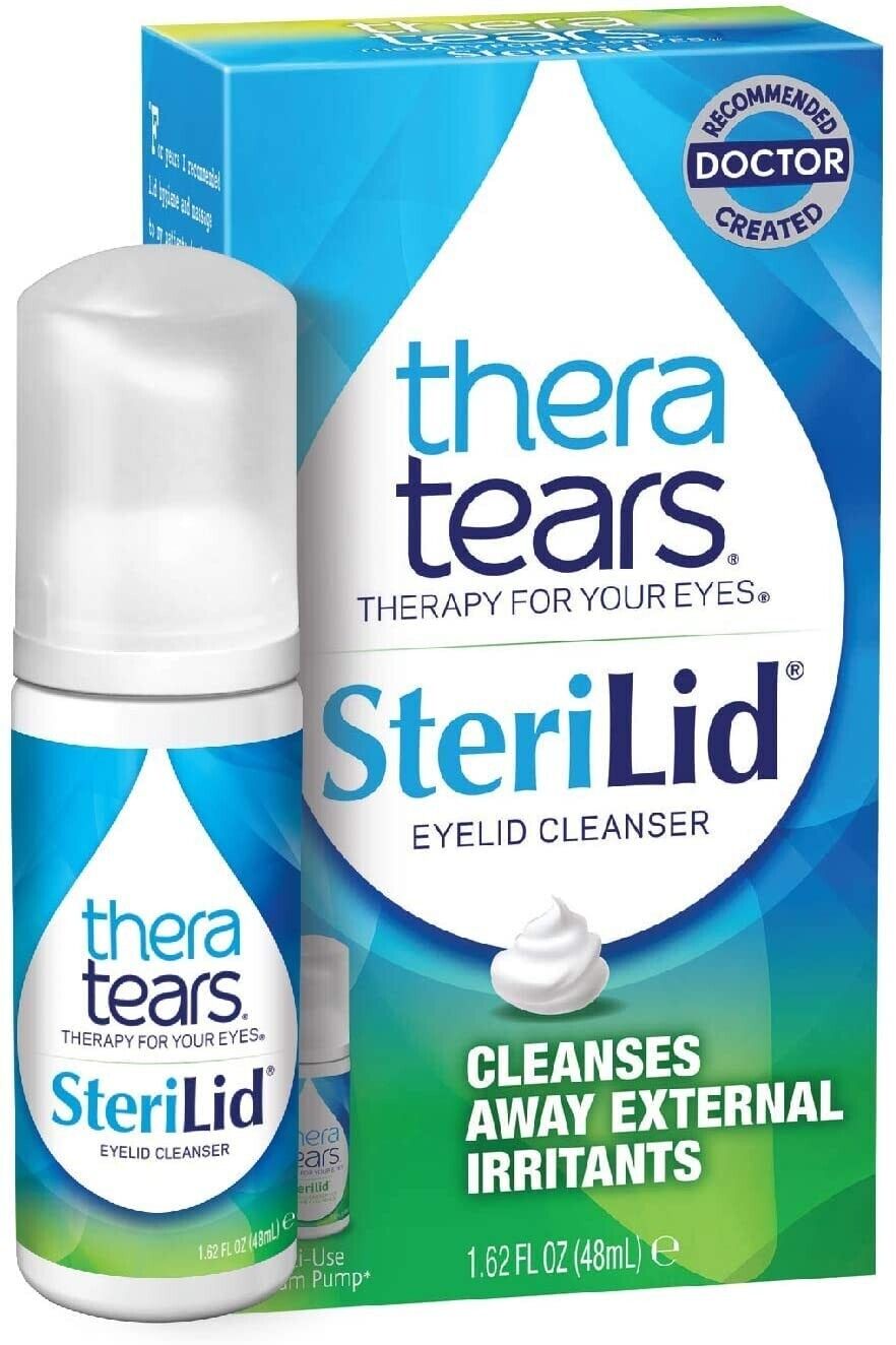 Thera Tears SteriLid Eyelid Cleanser Foam Pump 1.62oz