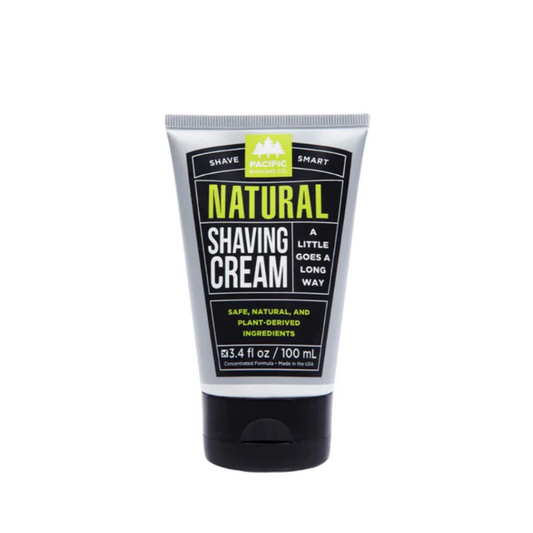Pacific Shaving Co. Natural Shaving Cream - SEALED TUBES - 3.4 oz