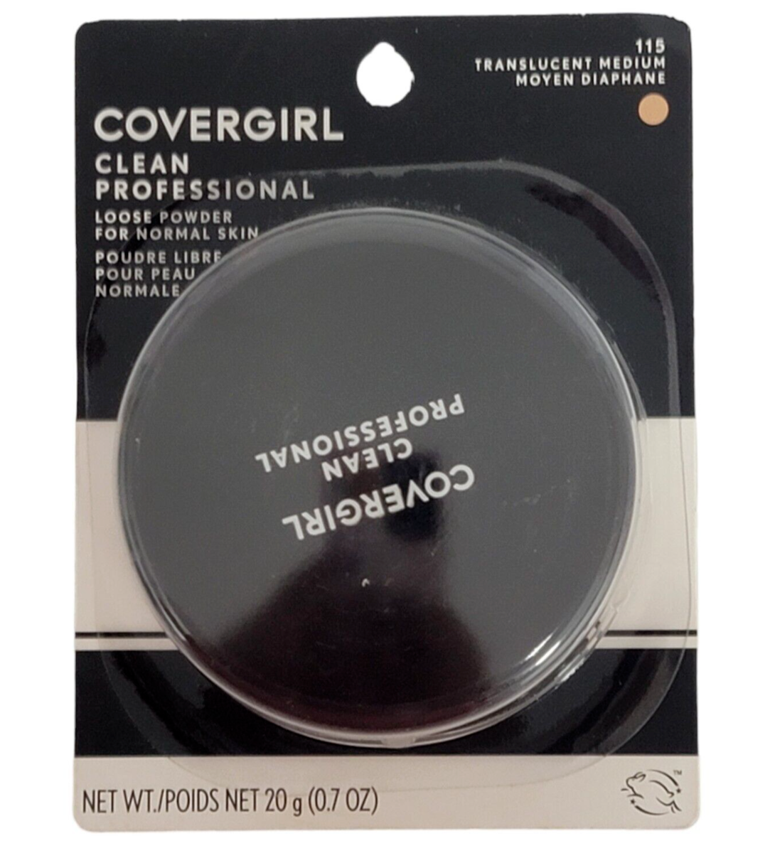 Cover Girl Translucent Medium Clean Professional Loose Powder 0.7 FL Oz/20g #115