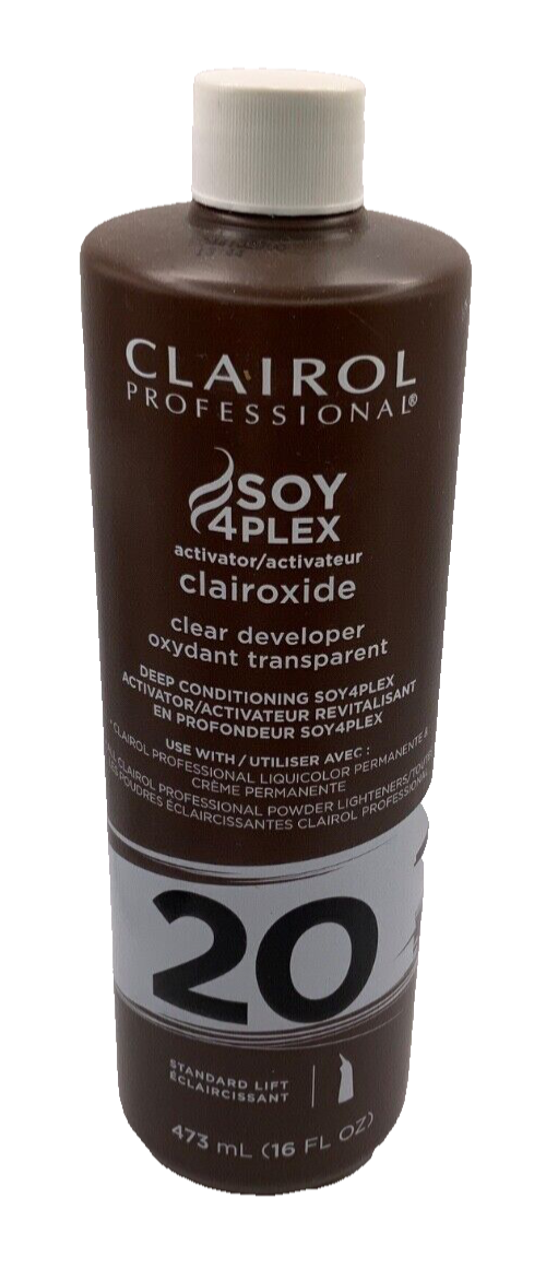 Clairol Professional Soy4Plex Activator Clear Developer 16 oz
