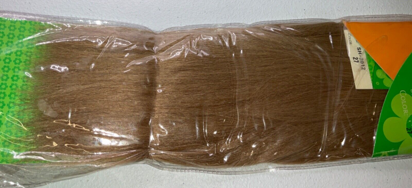 Sister Tress 100% Human Hair Perm Yaki/Style SF-2012/Color 27