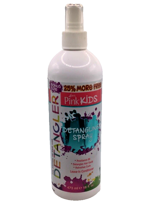 Lusters Pink Kids Detangling Spray 16oz
