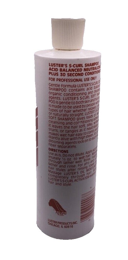 S Curl Soft Acid Balanced Shampoo 16oz