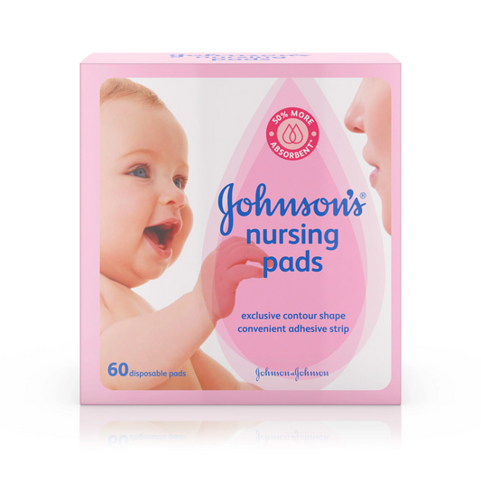Johnson's Disposable Nursing Pads with Natural Cotton, 60 Ct