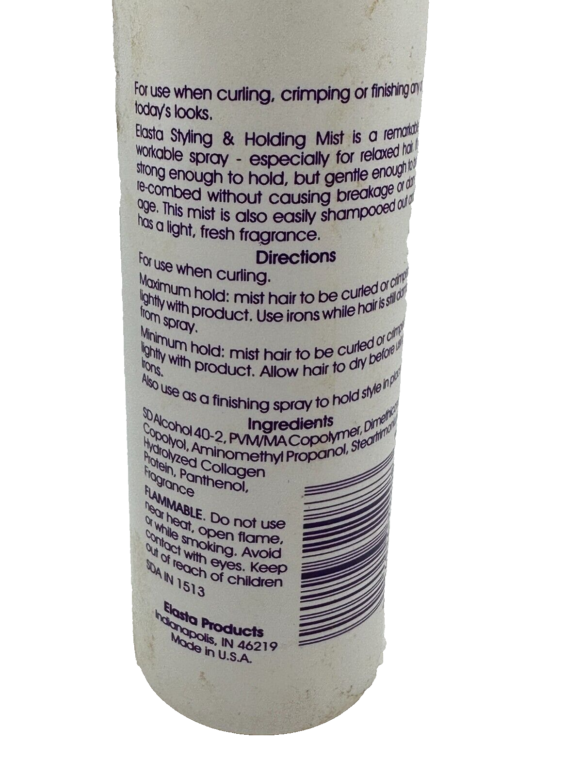 Elasta Haircare Styling & Holding Mist - 8 fl oz