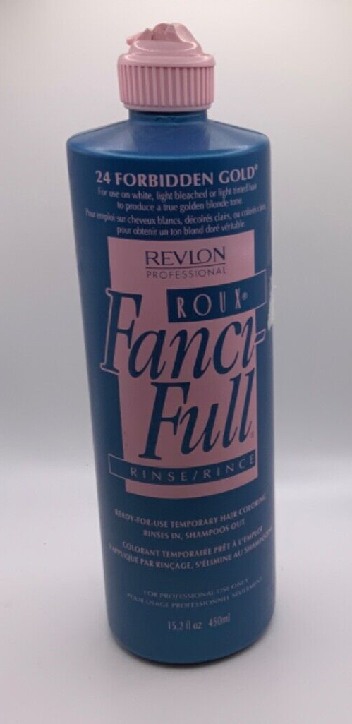 Roux Fanci-Full Rinse Temporary Hair Color Rinse-In #24 Forbidden Gold 15.2 oz