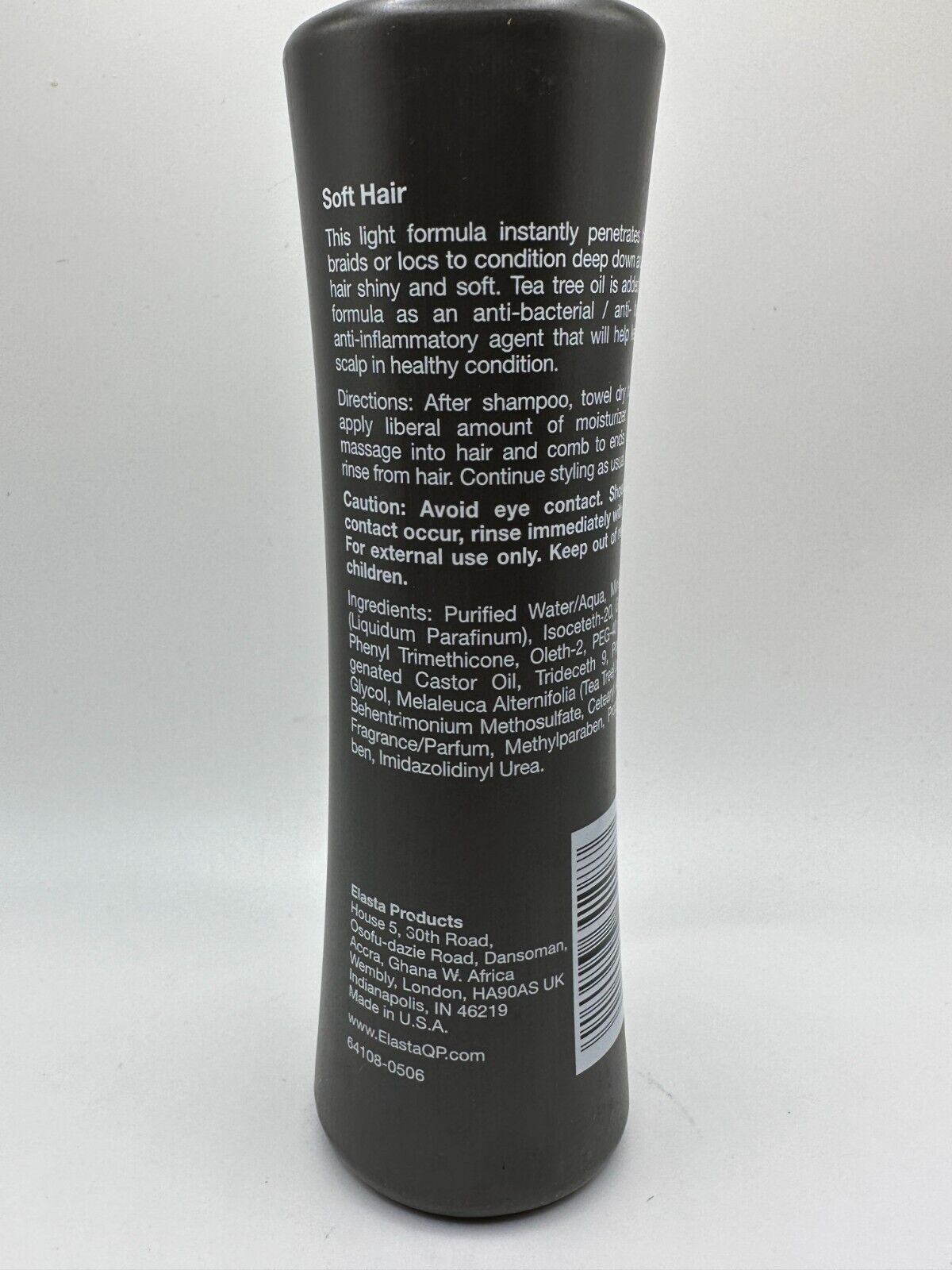 Elasta QP For Men Soft Hair Daily Moisturizer - 8 oz