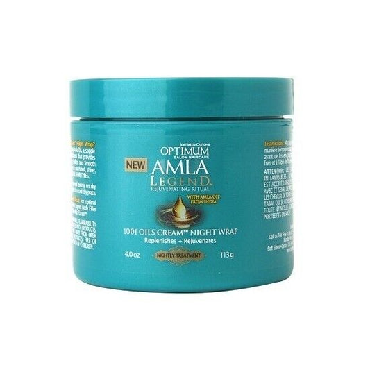 SoftSheen Carson Optimum Amla Legend 1001 Oils Crea Night Wrap - 4 oz - Fast