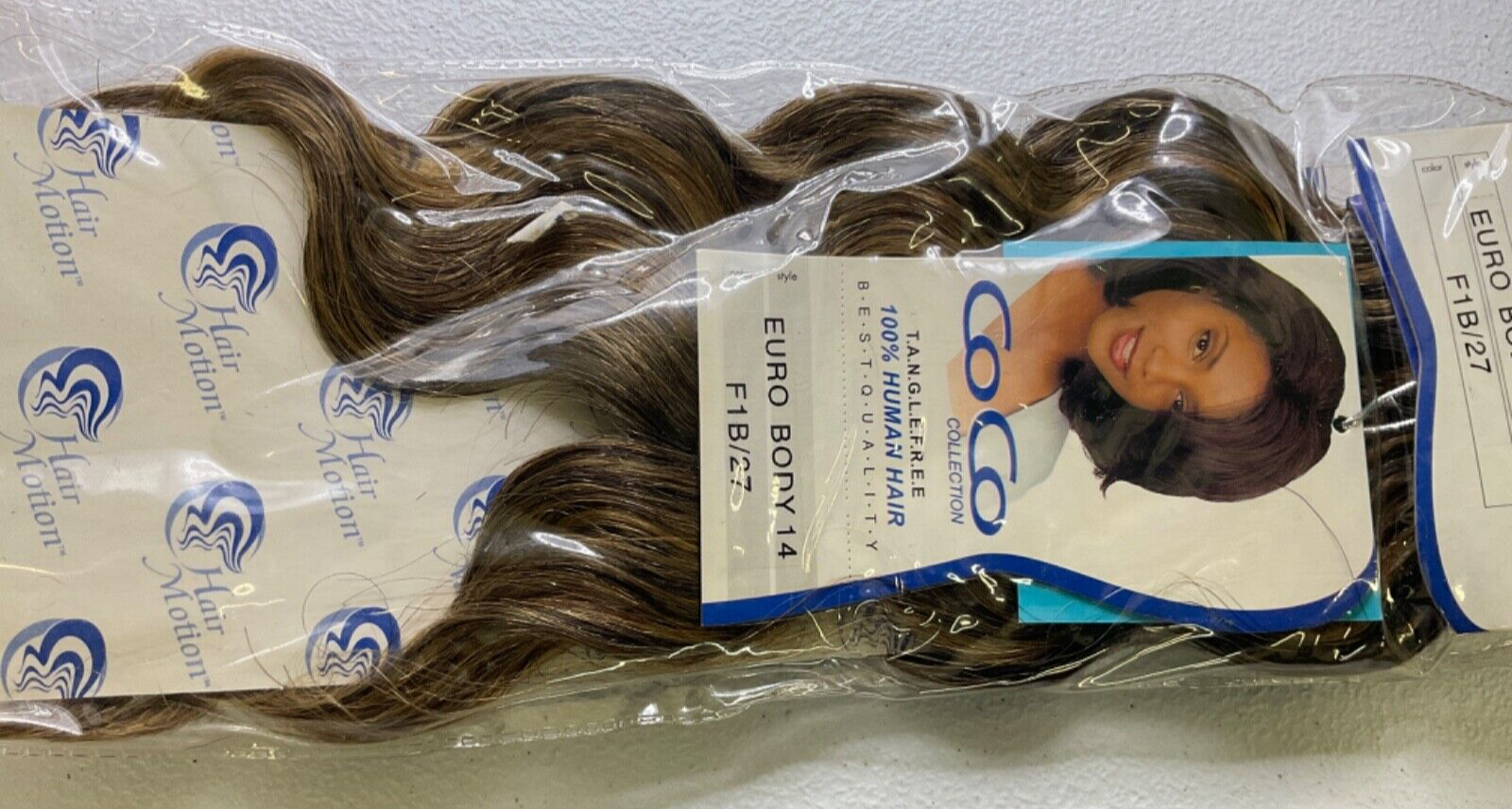Coco Collection 100% Human Hair Euro Body Color F1B/27 (14 inches)