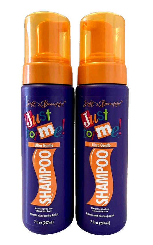 2 PACK - Soft and Beautiful Ultra Gentle Foaming Shampoo For Mixed Texture