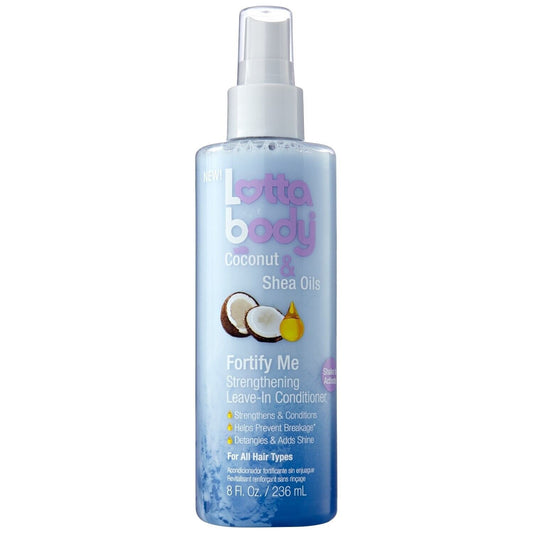 Lotta Body Coconut & Shea Oils Fortify Me Strengthening Leave-in / 8 fl oz