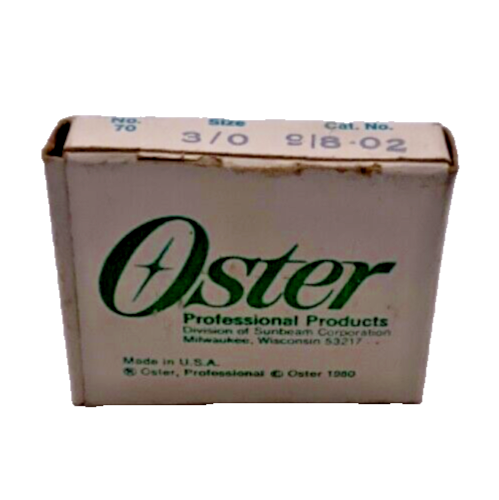 Oster Professional Blades Unitary Cutting Assembly No.70 Size 3/0 (918-02)