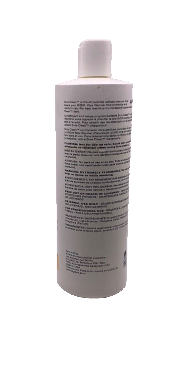 GIGI Sure Clean All Purpose Surface Cleaner / 16 oz